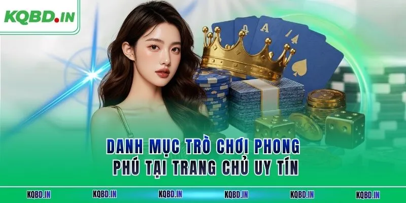 Danh mục trò chơi phong phú tại trang chủ uy tín